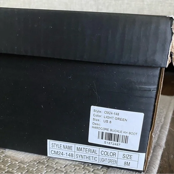 DollsKill | Current Mood Cyber Y2K Goth Grunge Buckle Green Platform Boots - Picture 10 of 10